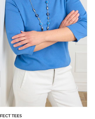 3/4 Sleeve Crew Neck Perfect Tee
