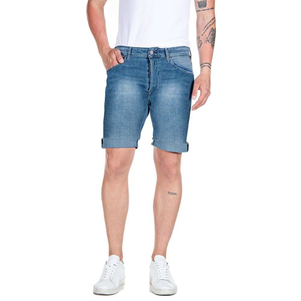 Image of Replay Medium Blue RBJ.981 Short
