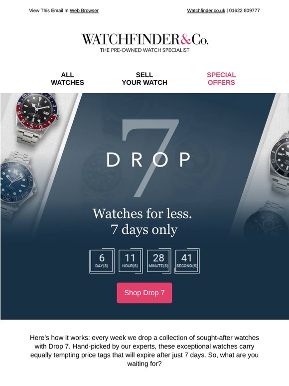 The latest Drop 7 selection | For one week only