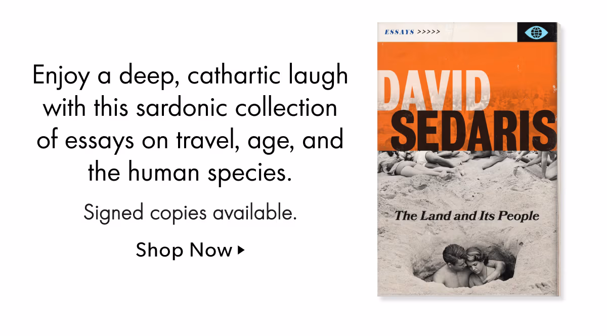 Enjoy a deep, cathartic laugh with this sardonic collection of essays on travel, age, and the human species.
