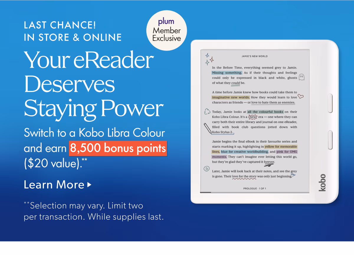 LAST CHANCE! IN STORE & ONLINE | Your eReader Deserves Staying Power