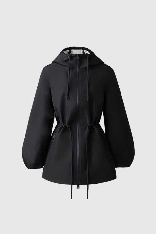 KALEA-ZZ Technical Rain Jacket with Drawcord Waist