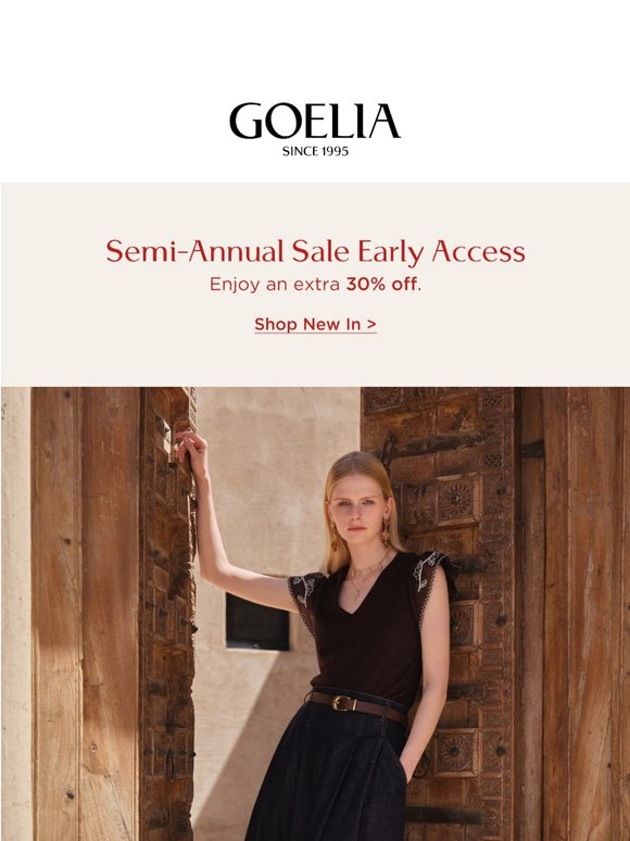 Semi-Annual Sale: Up To 30% OFF + Extra US$20 Off