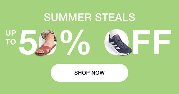 SUMMER STEALS UP TO 50% OFF | SHOP NOW