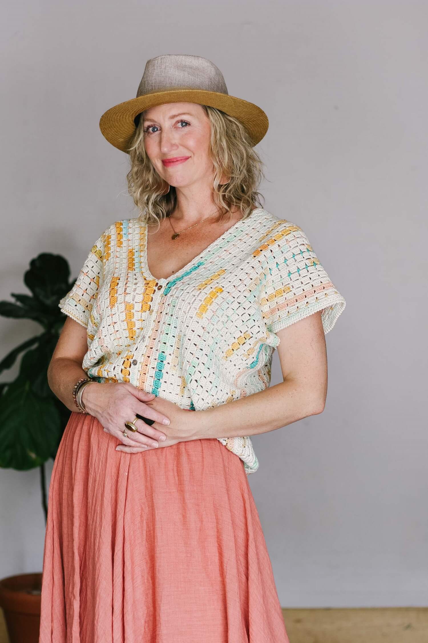 Image of Crochet Kit - Tidepool Rectangle Tee