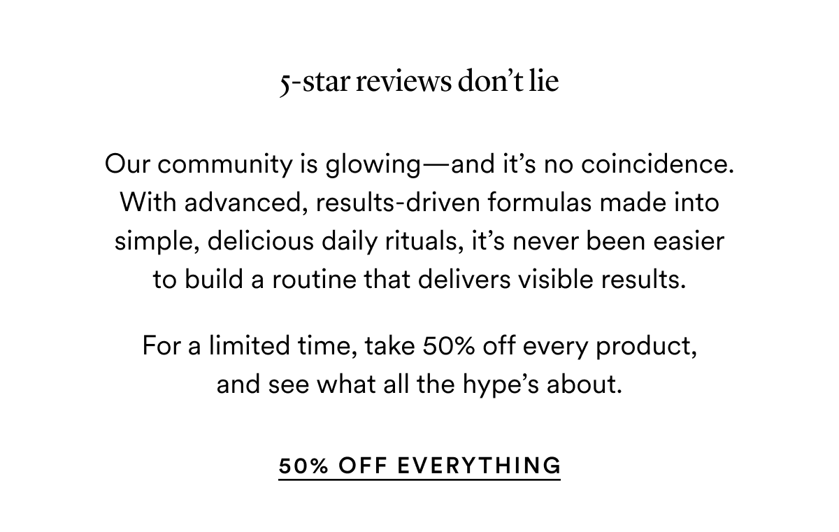 The Beauty Chef: 50% off sitewide