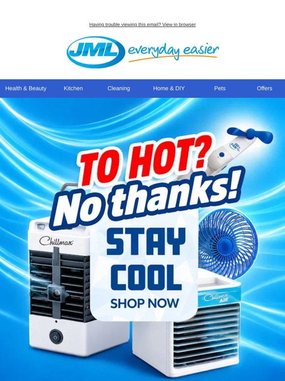 Feeling the Heat? Stay Cool with JML ❄️