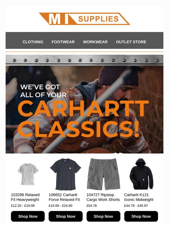 All of your Carhartt Favourites