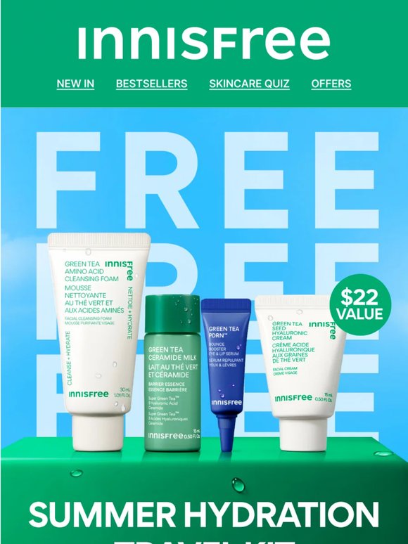 FREE 4-Piece Travel Kit With Orders $65+
