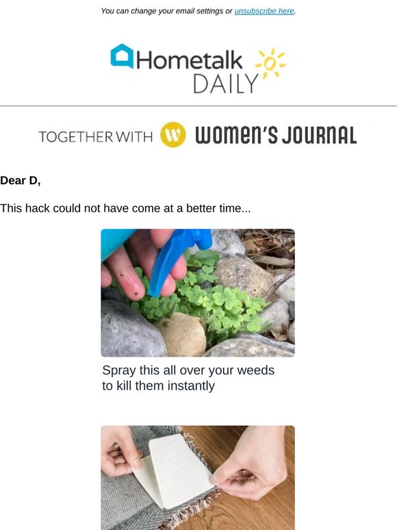 2-minute weed killing trick