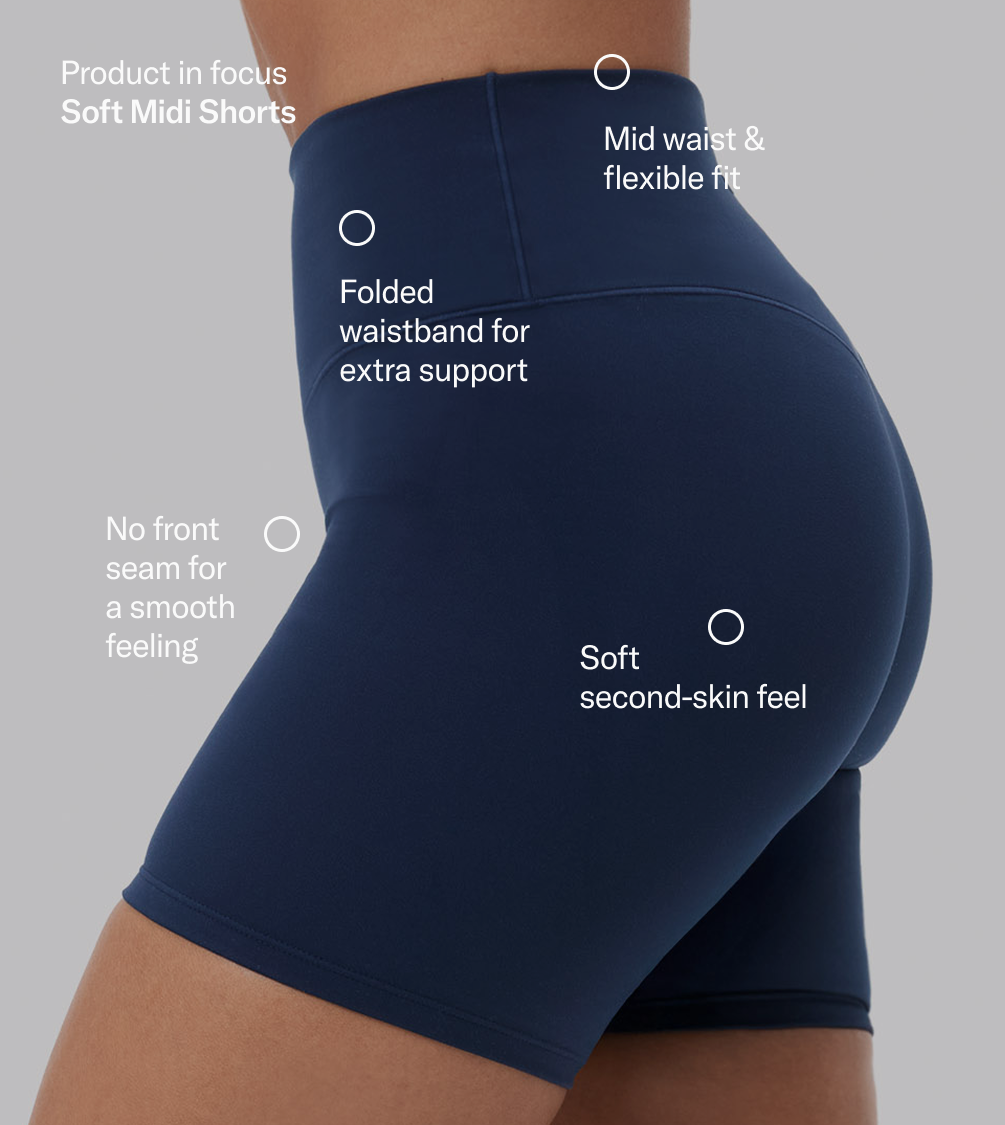 Product in Focus - Soft Midi Shorts