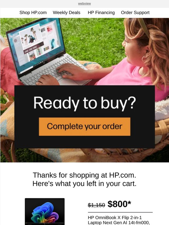 We saved your shopping cart for you