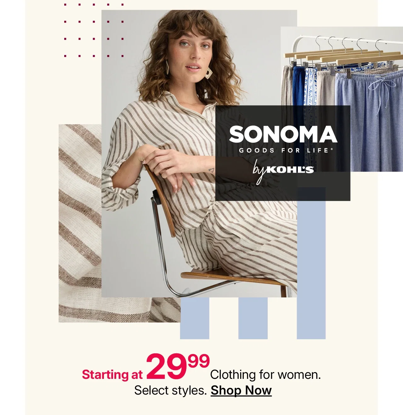 starting at $29.99 clothing for women