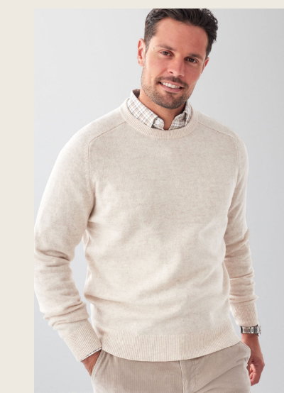 Lambswool Crew Neck Knit
