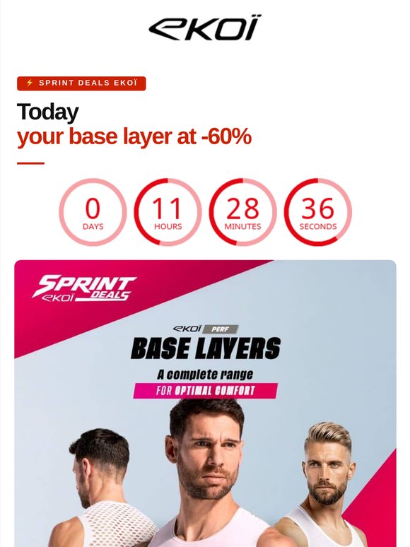 ⚡ EKOÏ base layers at -60% today