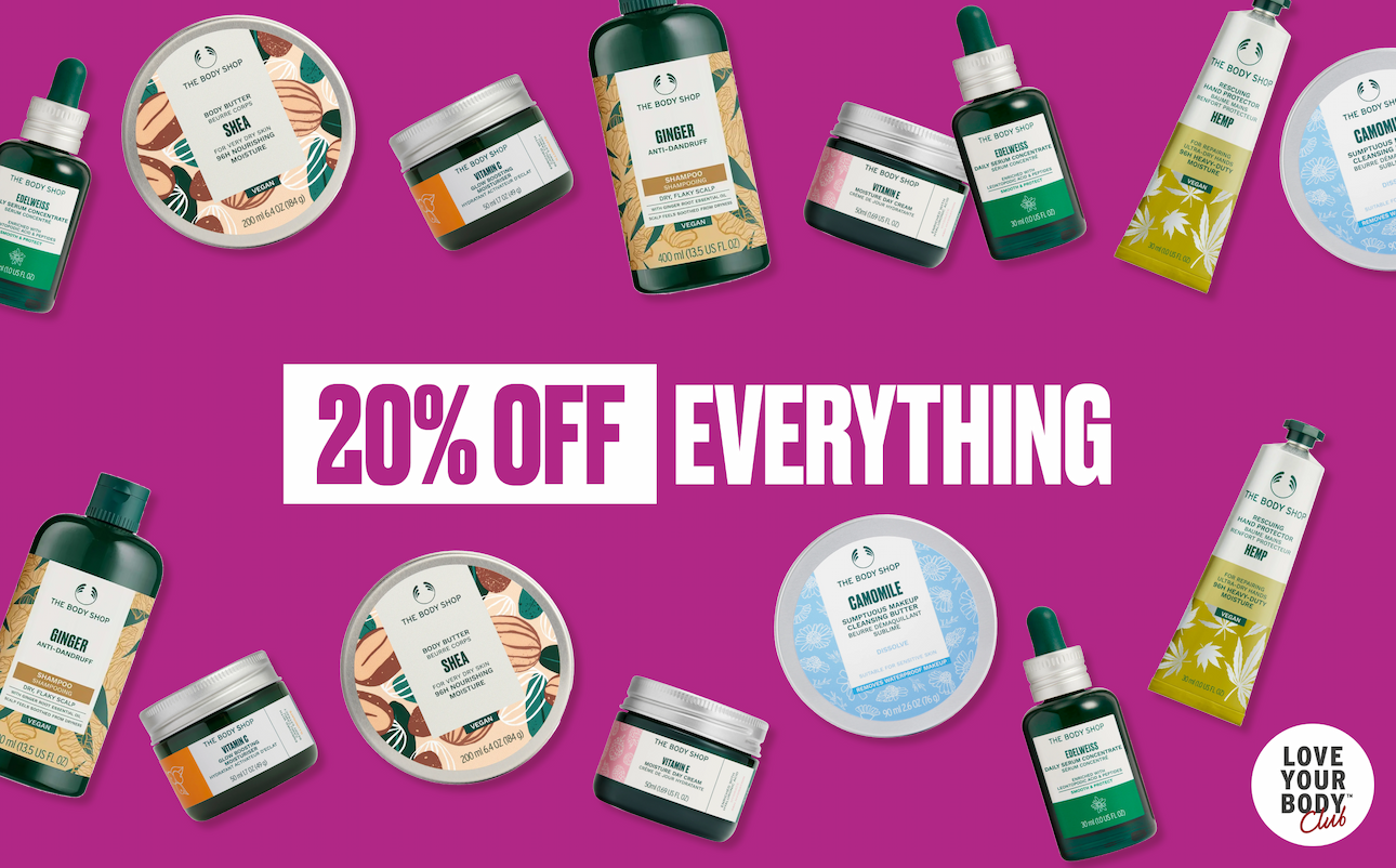 20% off everything