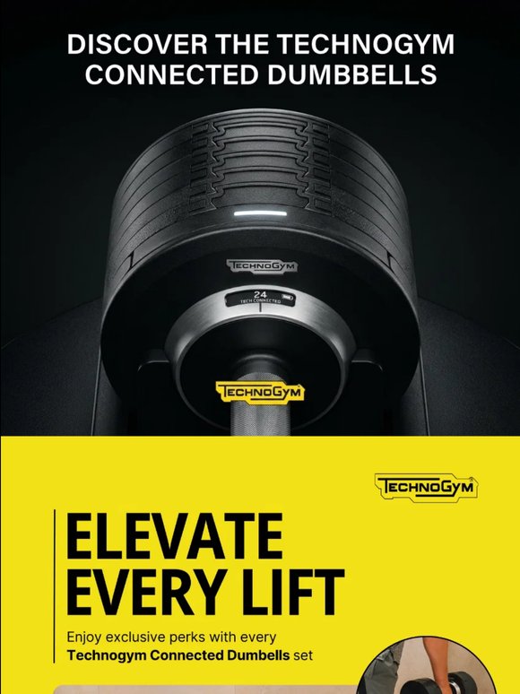 Redefine Home Training with the Connected Dumbbells