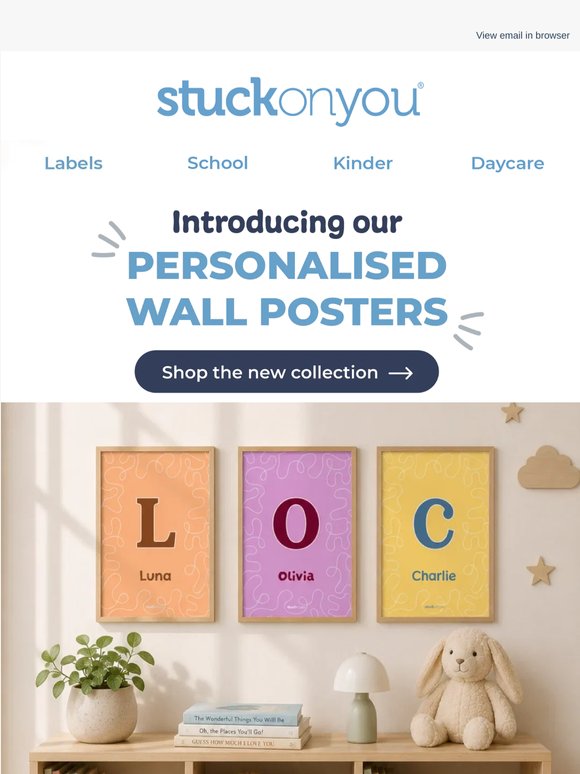 Spend $40 = Free Wall Poster!
