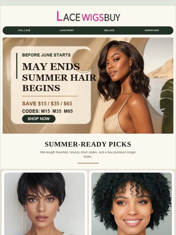 May Ends, Summer Hair Begins