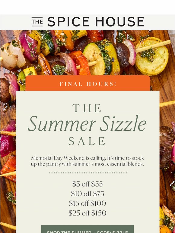 Last Hours To Stock Up For Grilling Season