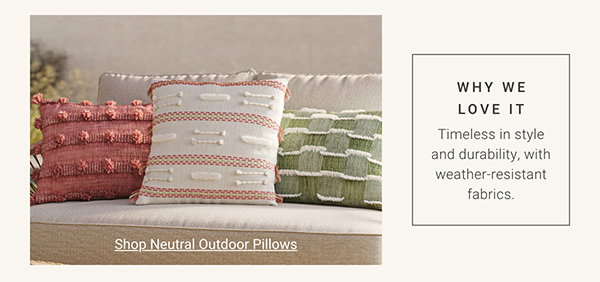 Shop Neutral Outdoor Pillows