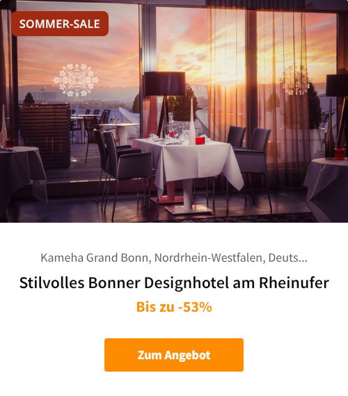 Stilvolles Bonner Designhotel am Rheinufer
