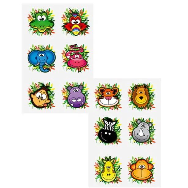 Image of Jungle Tattoo Sheet