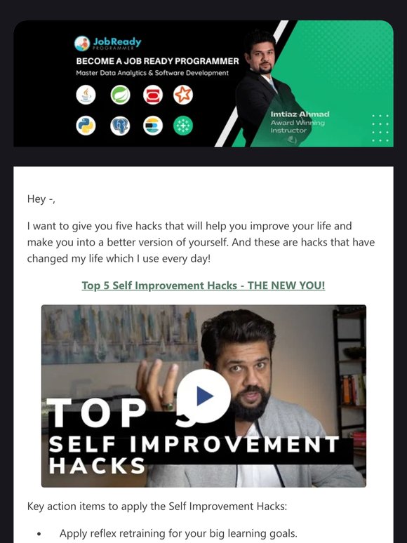 Transform Your Life with These 5 Self-Improvement Hacks - Start Your Journey to a New You Today!