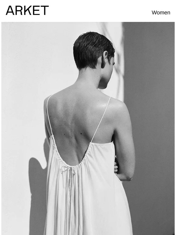 The ease of a dress