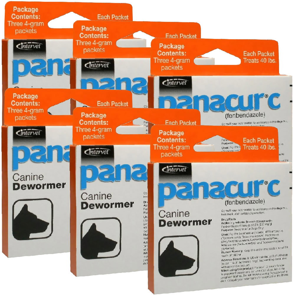 Image of Panacur C Canine Dewormer (4 Gram) - 6 Pack