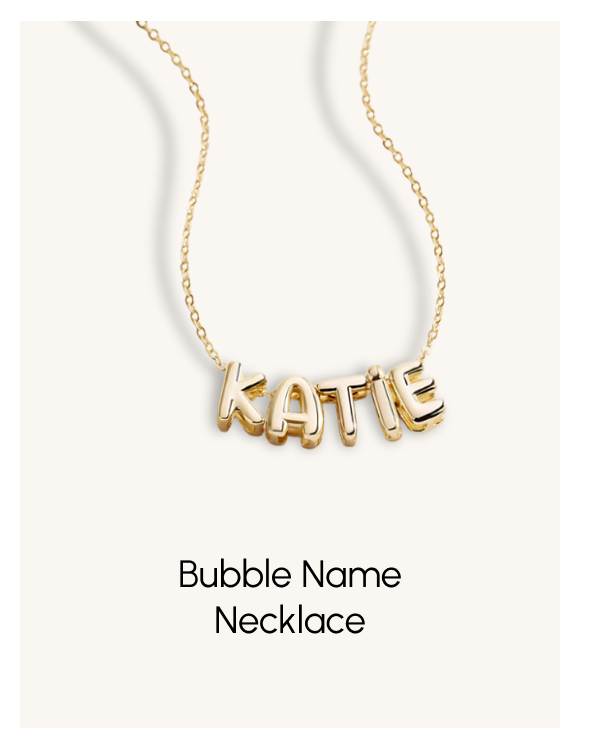 Bubble Name Necklace
