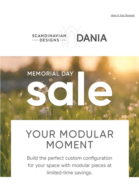 Save on modular seating made to fit your space