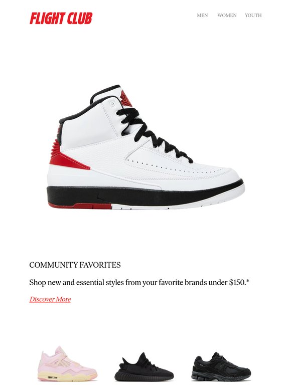 Sneaker Favorites Starting at $150