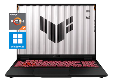 Ordenador portátil Gaming Asus Tuf A16 FA608UH-RV027W, AMD Ryzen 7-260, 16GB RAM, 1TB SSD, NVIDIA GeForce RTX 5050, Windows 11 Home, 16