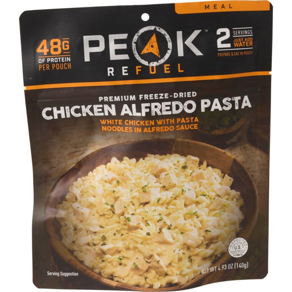 Peak Refuel Chicken Alfredo Pasta Meal