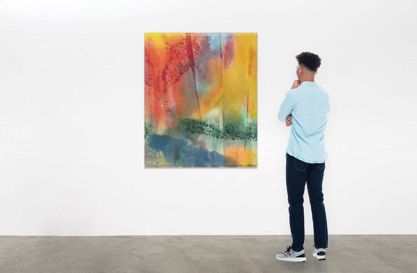 Sam Gilliam artwork scale image