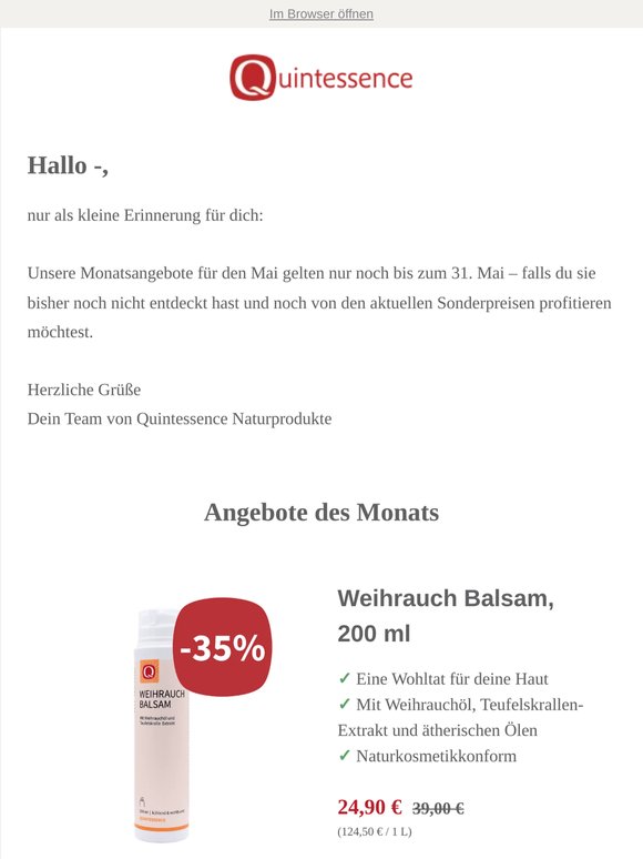 🔔 Letzte Chance: Monatsangebote im Mai