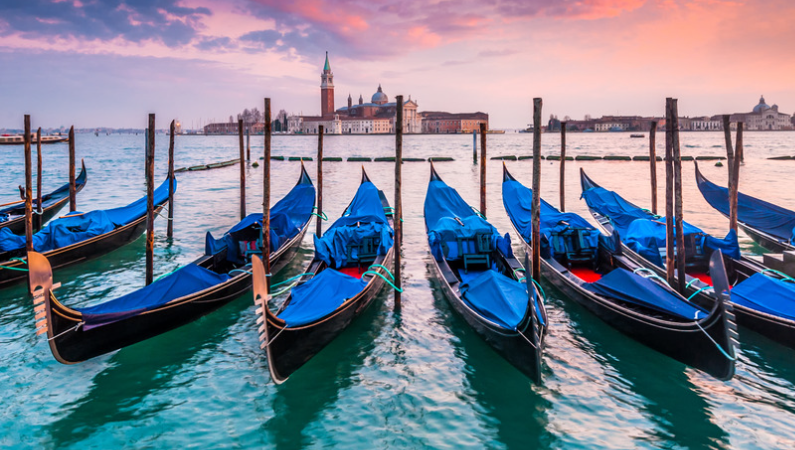 Gondolas, Venice