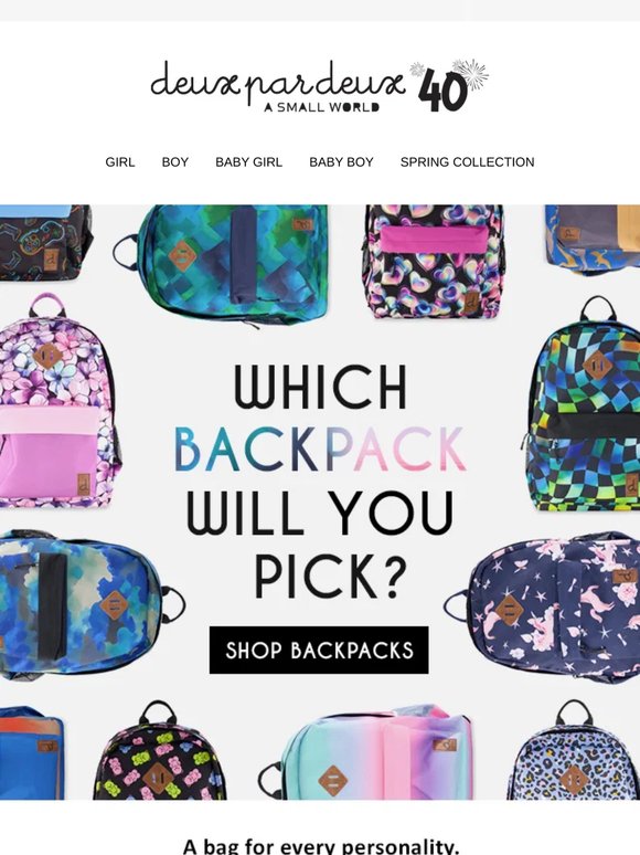 Which backpack will you choose?🎒👀