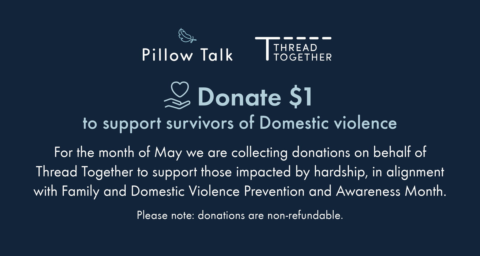 Pillow Talk x Thread Together