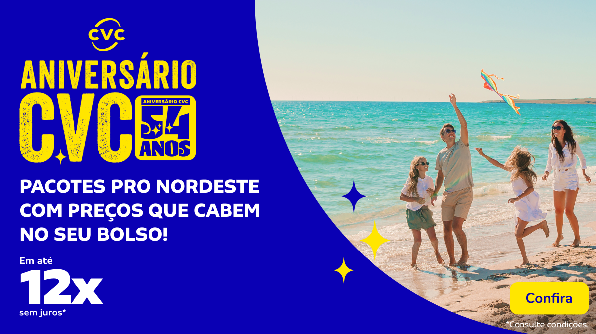 Pacotes pro Nordeste com preços que cabem no seu bolso!