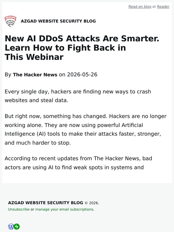 New AI DDoS Attacks Are Smarter. Learn How to Fight Back in This Webinar