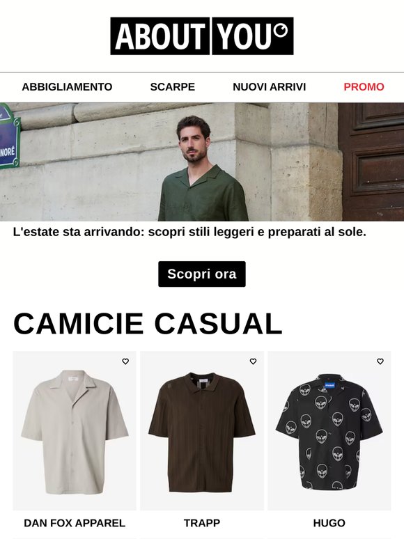 Scoprire nuove camicie