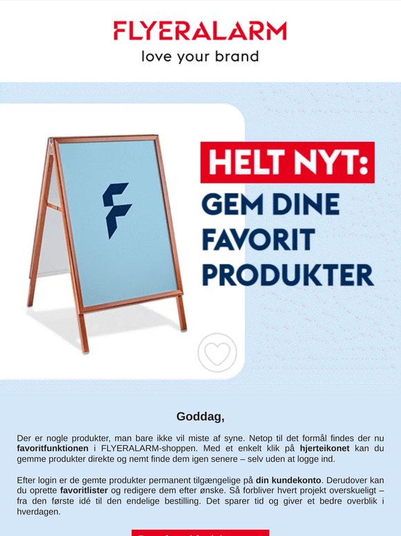 Nyt i shoppen: favoritfunktionen