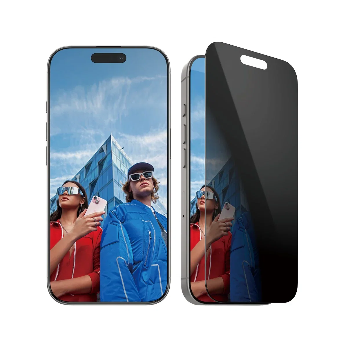 Image of PanzerGlass® Privacy Displayschutz iPhone 16 Pro | Ultra-Wide Fit
