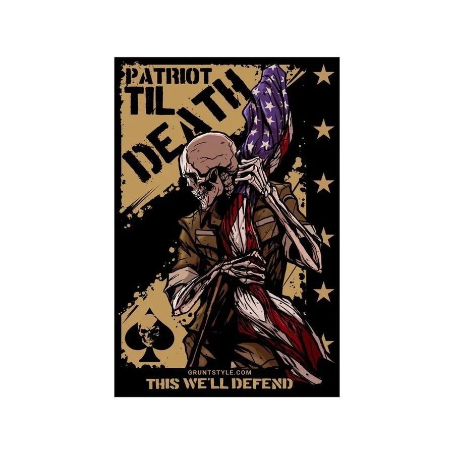 Image of Patriot Til' Death Sticker