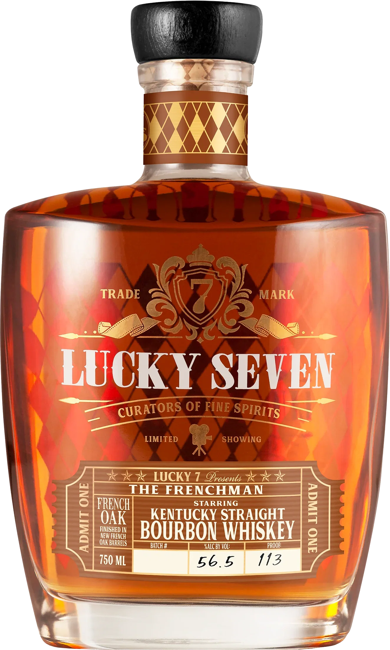 Image of Lucky Seven 'The Frenchman' Kentucky Straight Bourbon Whiskey