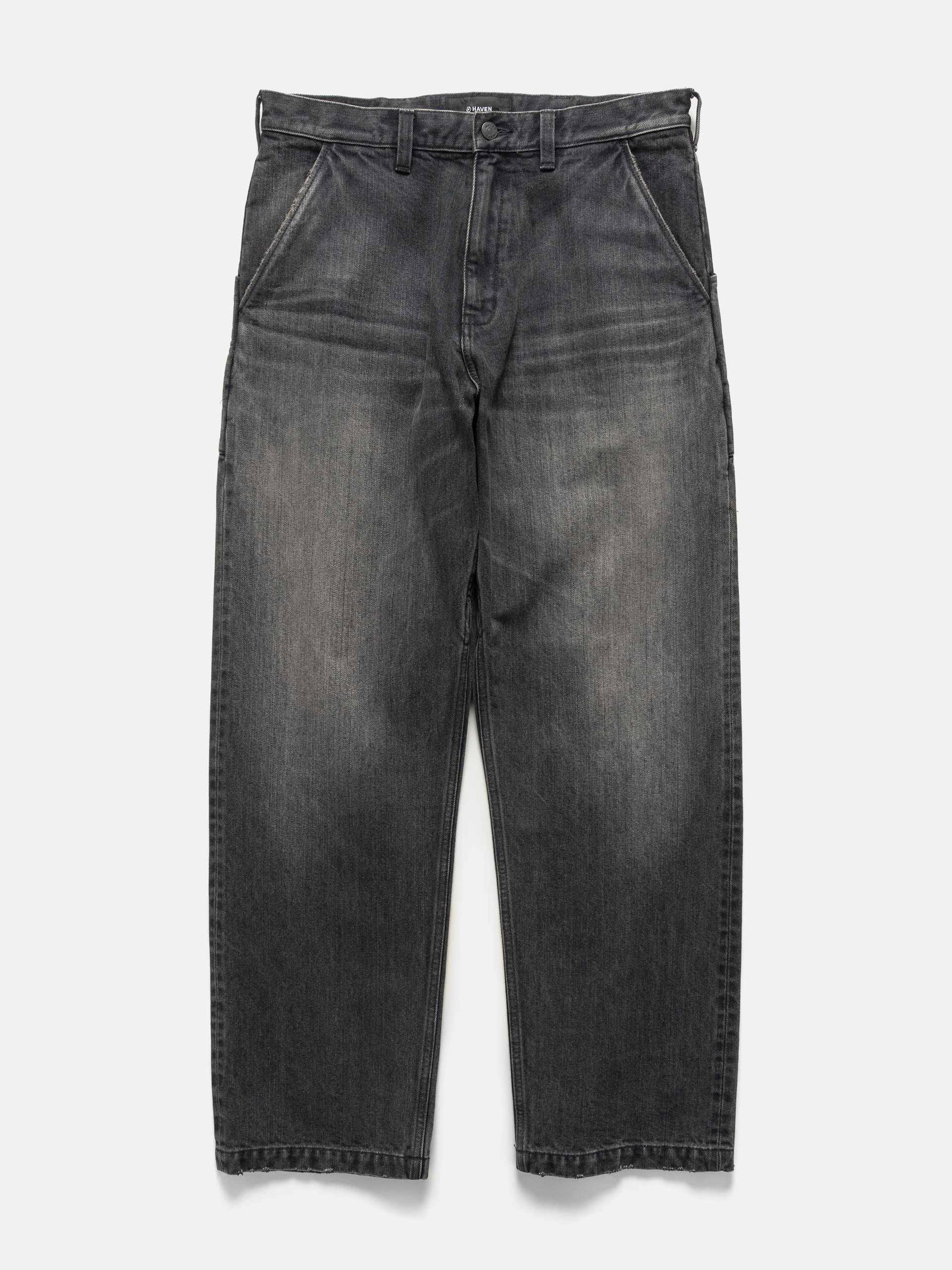 Image of Graft Pant - Suvin Cotton Denim Light Wash Black