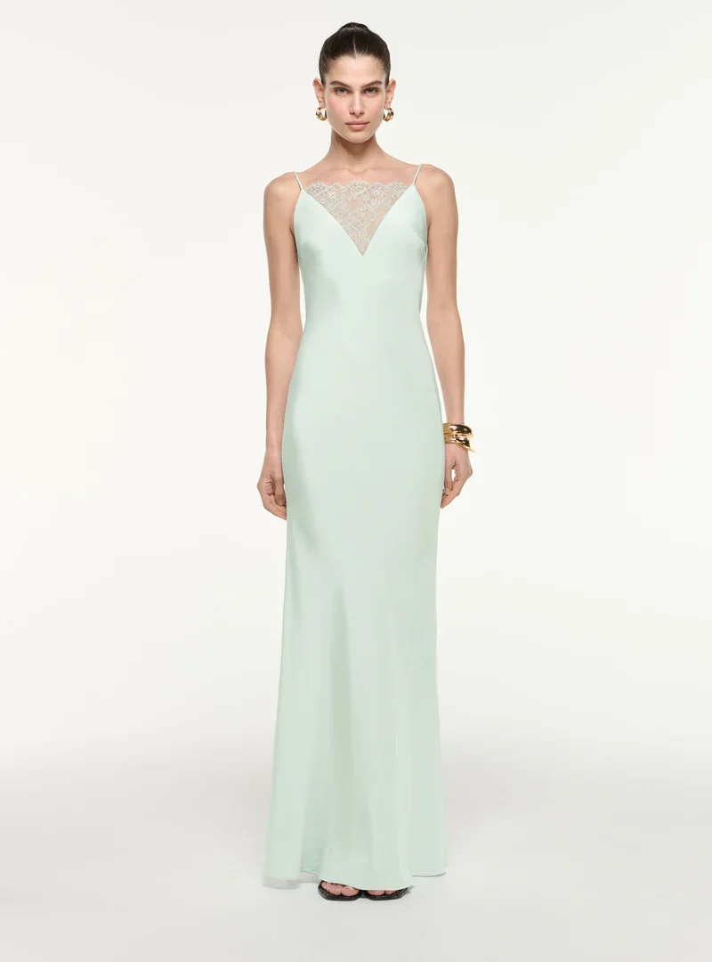 SILK LACE GOWN