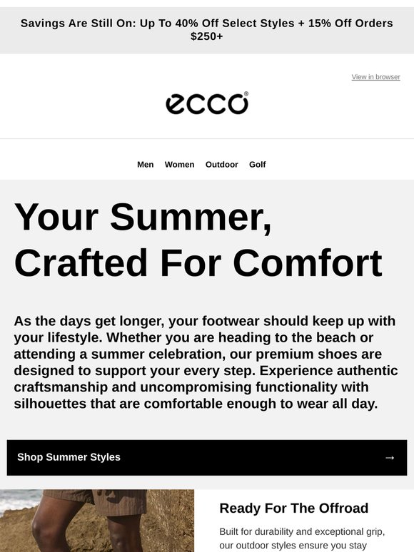 Step Into Summer With Comfort ☀️